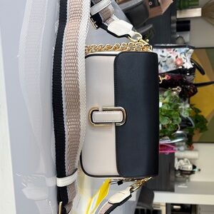 Marc Jacobs Black and Cream Women's Bag